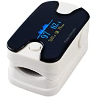 Pulsioxímetro Carejoy y pulsómetro con alarma- cordón (OLED) Celloexpress